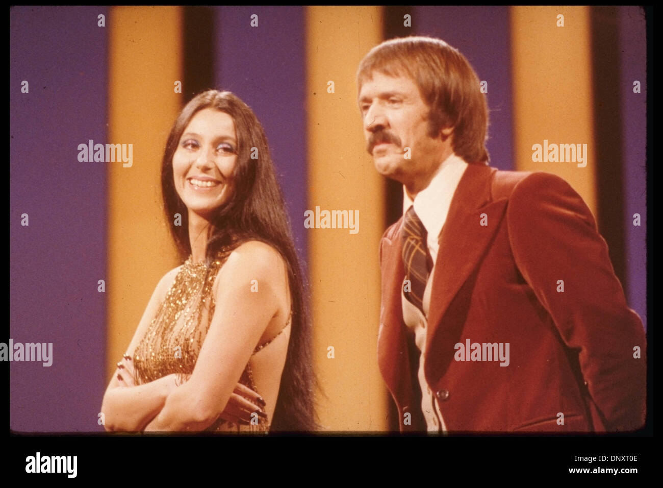 1971; Hollywood, CA, USA; CHER and SONNY BONO star in ' SONNY & CHER