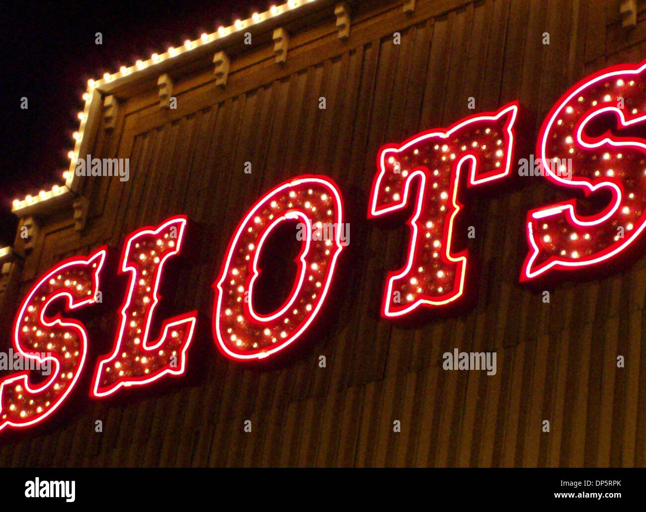Neon slots sign