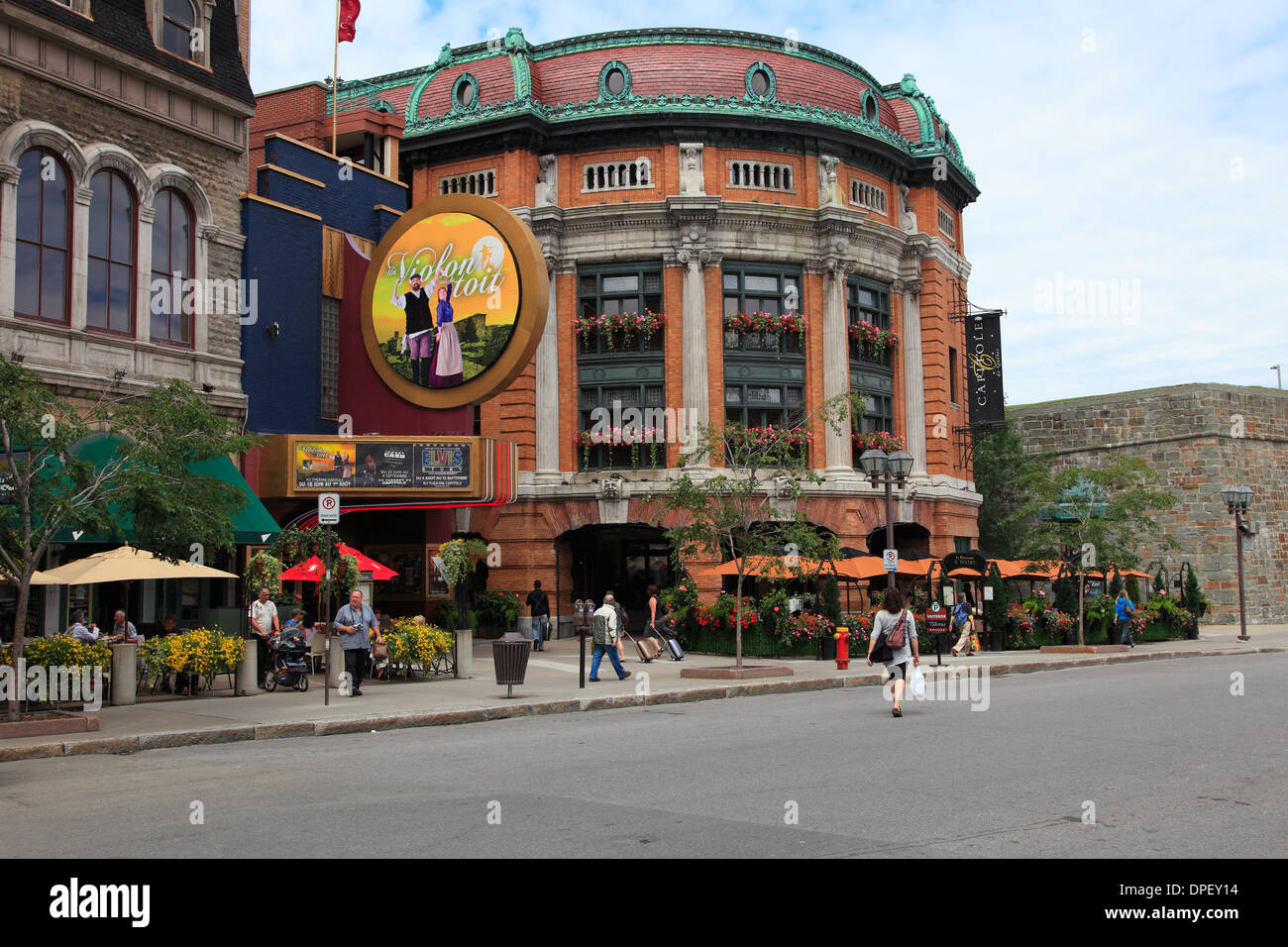 Theatre Capitole, Place d'Youville, Quebec City, Quebec Province Stock