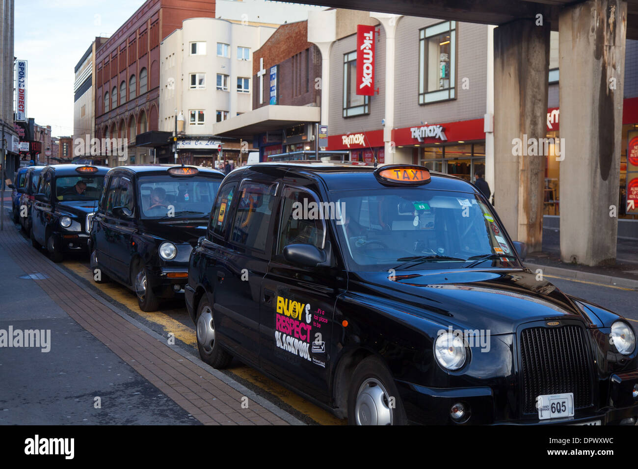 Hackney Cabs, Private Hire Vehicles for hire Taxis in Blackpool Town