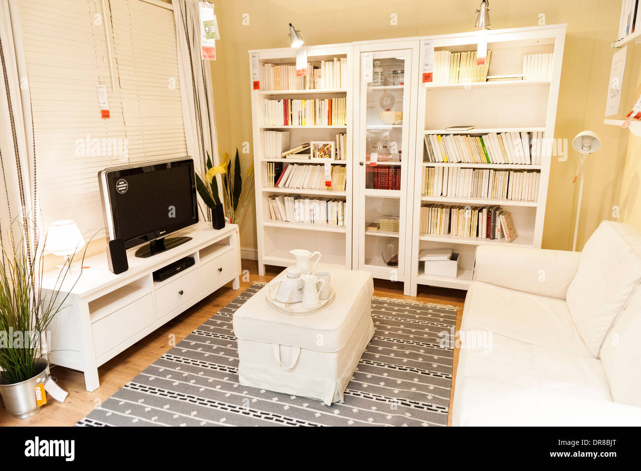 Living Room Furniture In Ikea London England UK Stock Photo