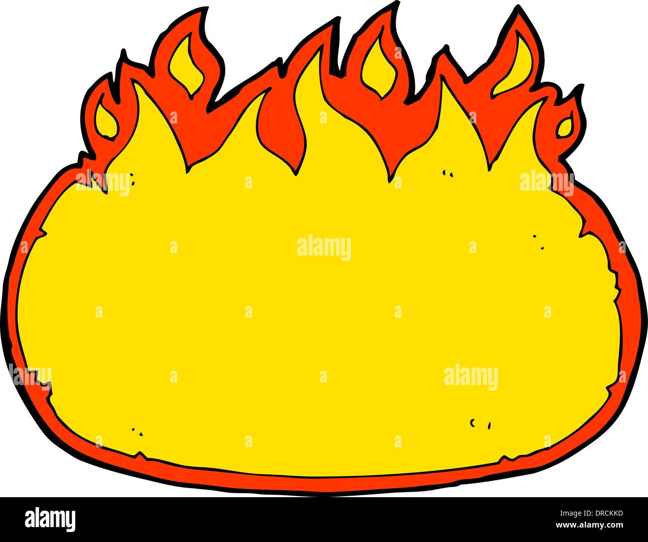 Cartoon Fire Border Stock Vector Image Art Alamy