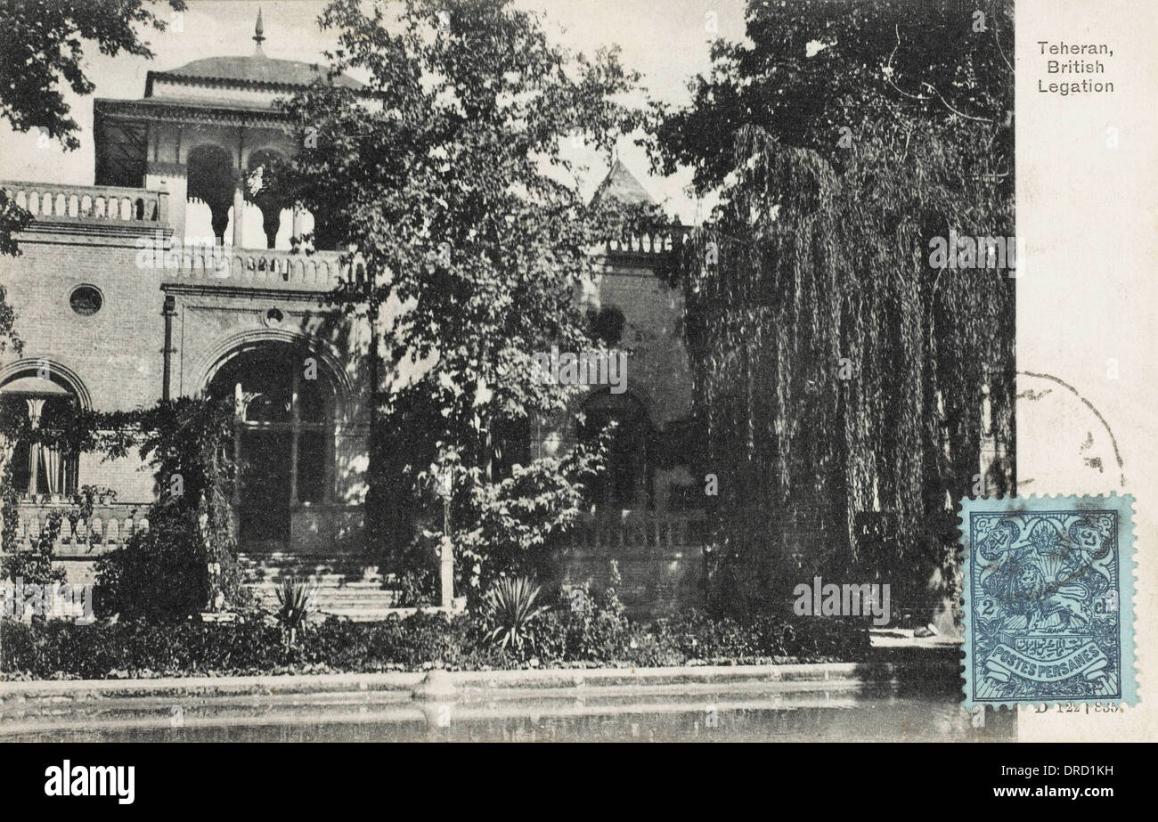 British Embassy in Tehran, Iran Stock Photo, Royalty Free Image