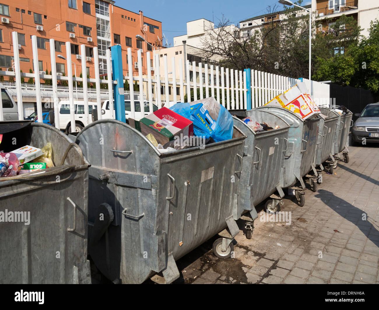 Rubbish bins, Europe Stock Photo, Royalty Free Image 66242690 Alamy
