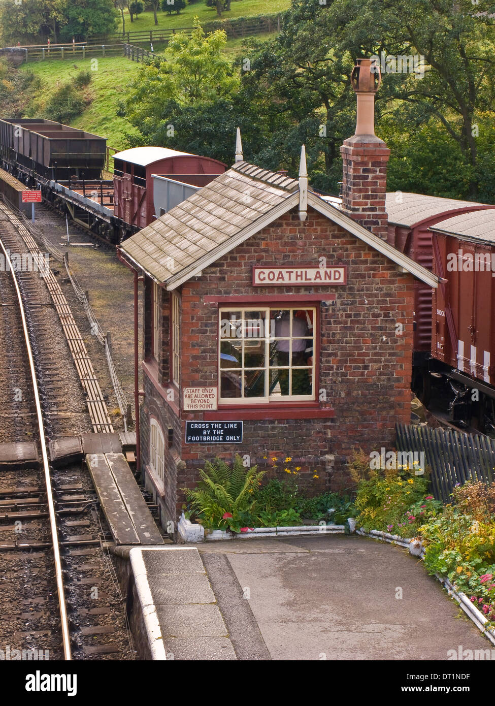 Railway signal box Stock Photo, Royalty Free Image 66421643 Alamy