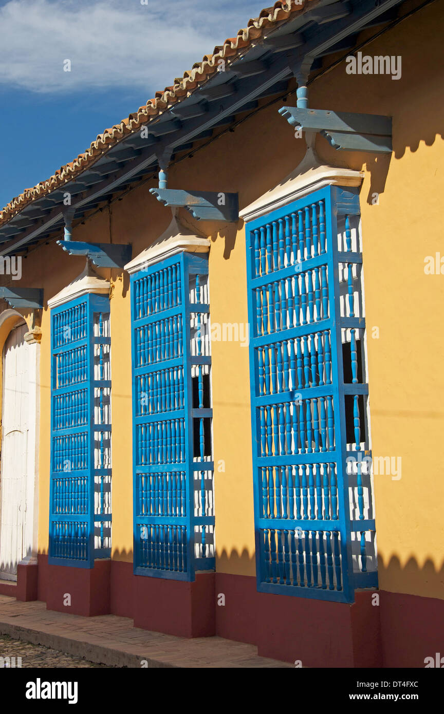 Doors and windows, Trinidad, Cuba Stock Photo, Royalty Free Image 66483156 Alamy