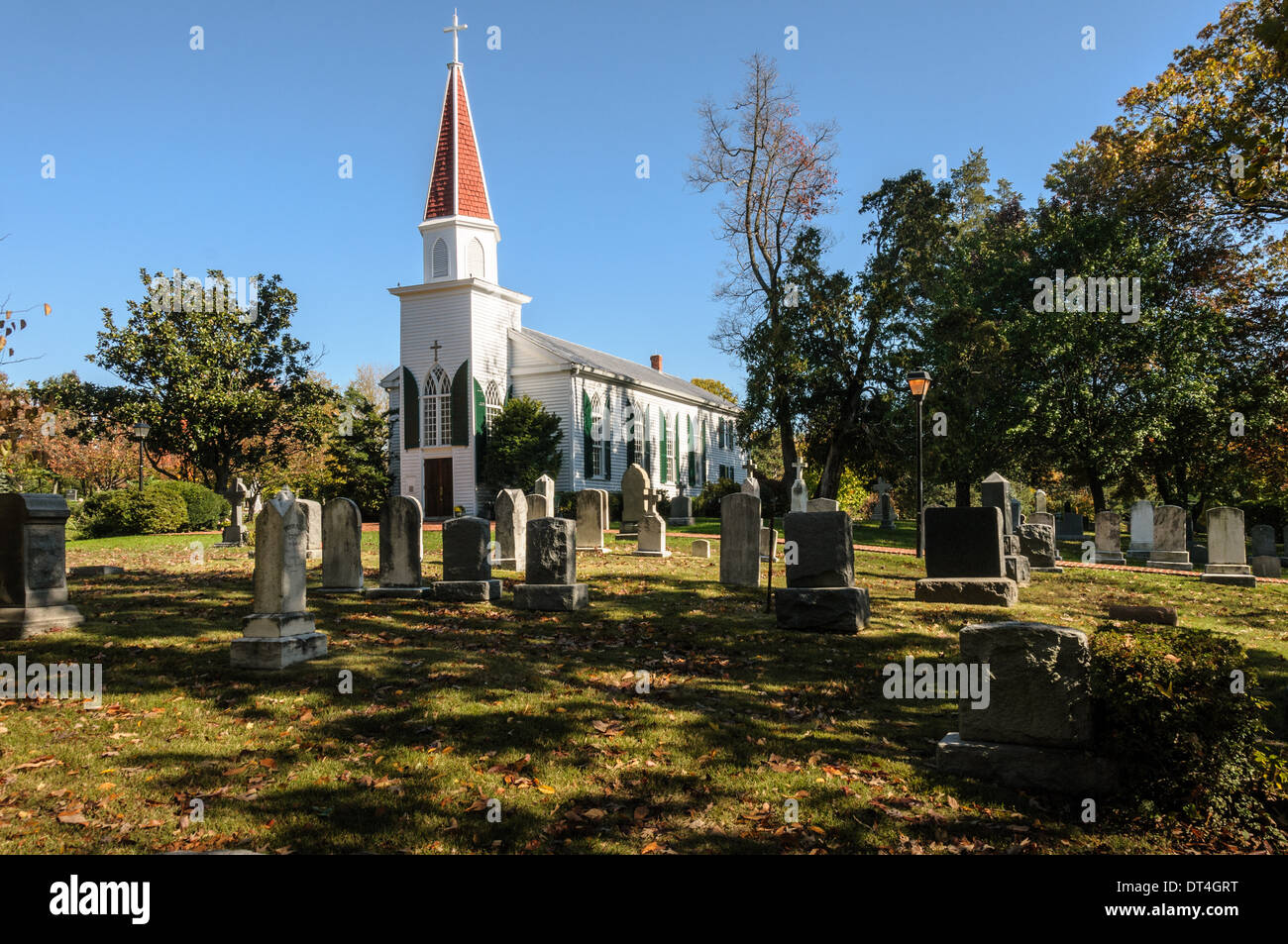 St. Mary of Sorrows, Catholic Church, Fairfax Station, Virginia Stock
