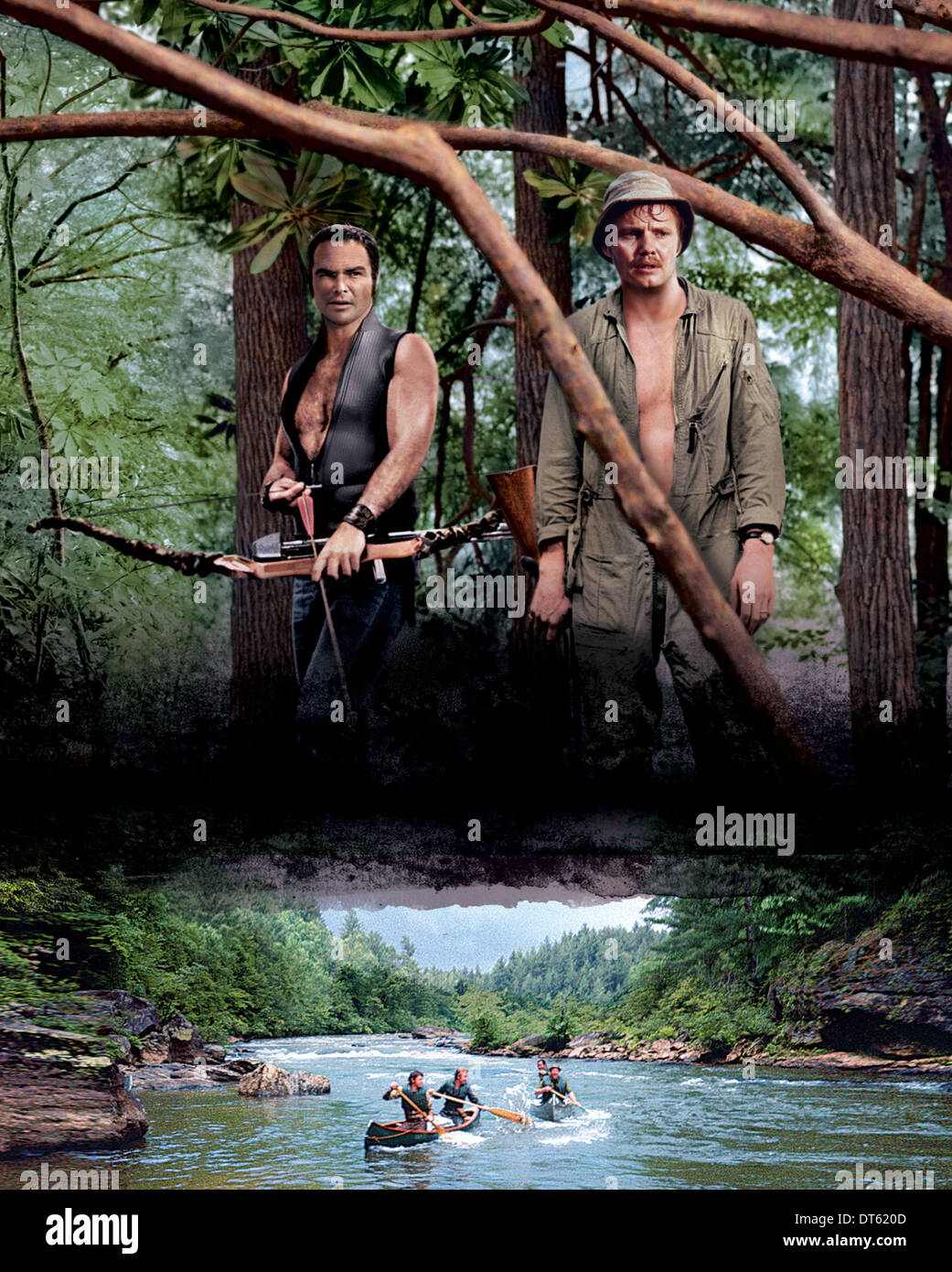 BURT REYNOLDS & JON VOIGHT DELIVERANCE (1972 Stock Photo, Royalty Free