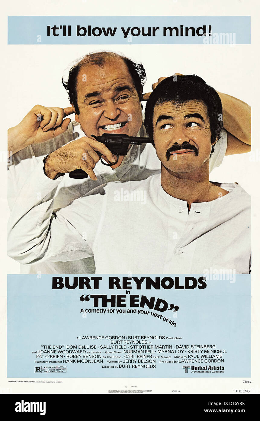 MOVIE POSTER THE END (1978 Stock Photo, Royalty Free Image 66536391