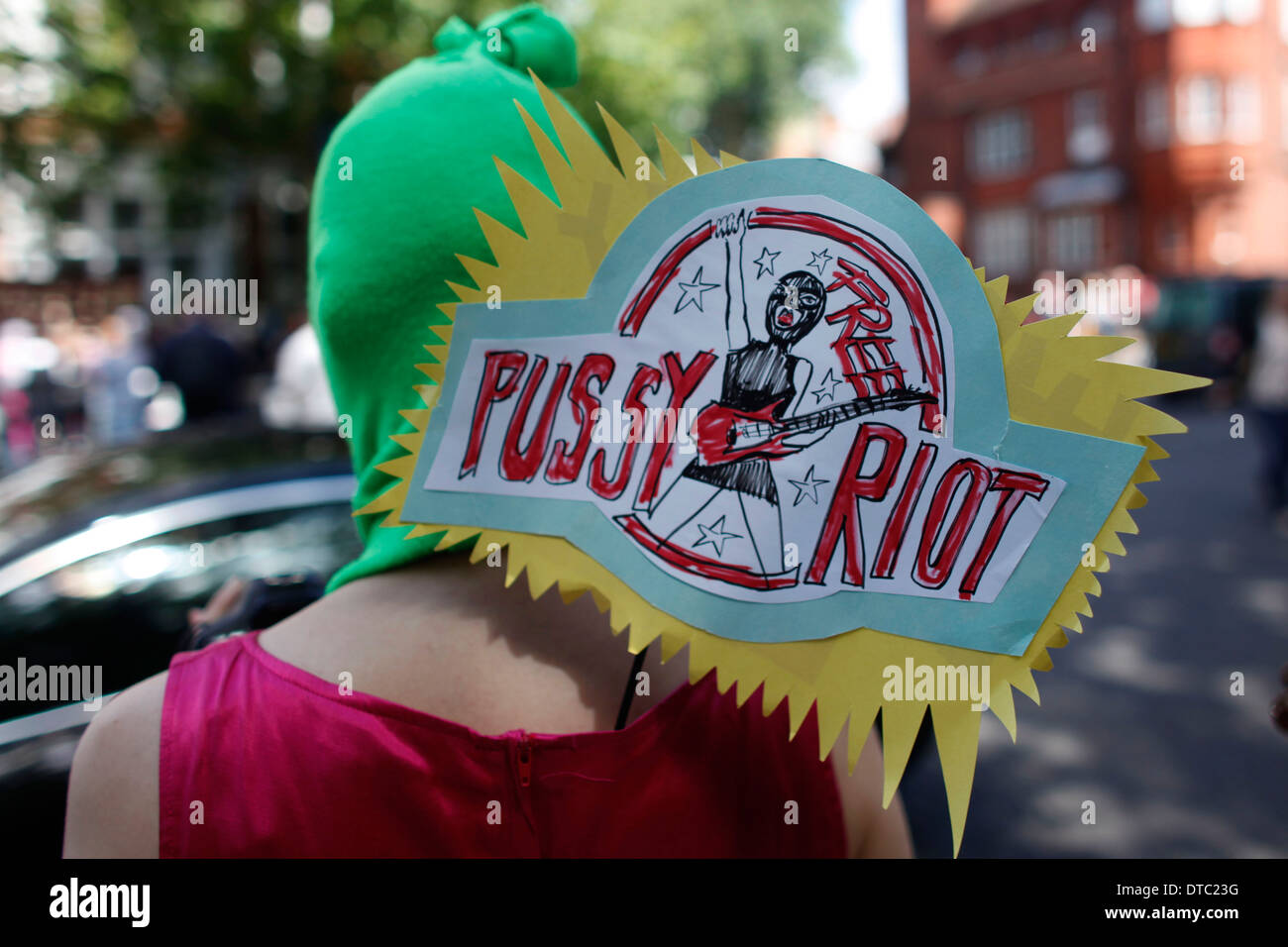 Russian Feminist Punk Rock Band Pussy Riot Stock Photo Alamy