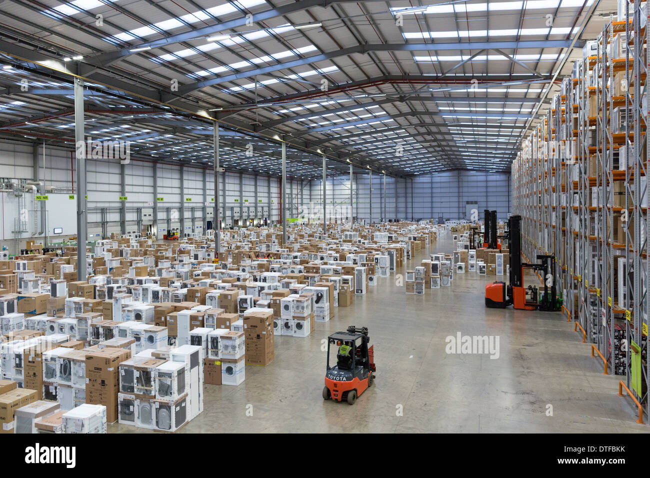 Bolton based at their distribution centre in Crewe Pictured