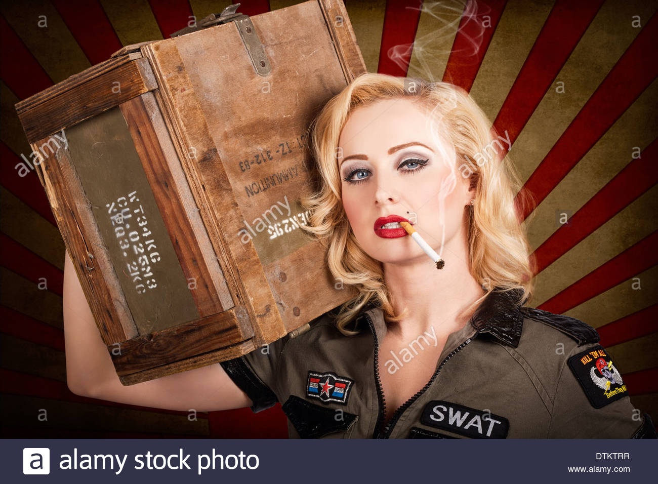 Vintage Military Pin Up 7