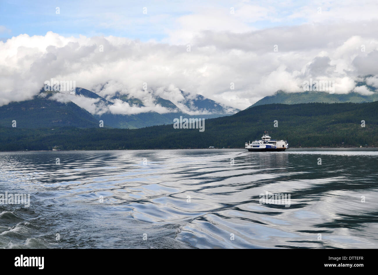 Kootenay Lake, Balfour, British Columbia, Canada Stock Photo, Royalty