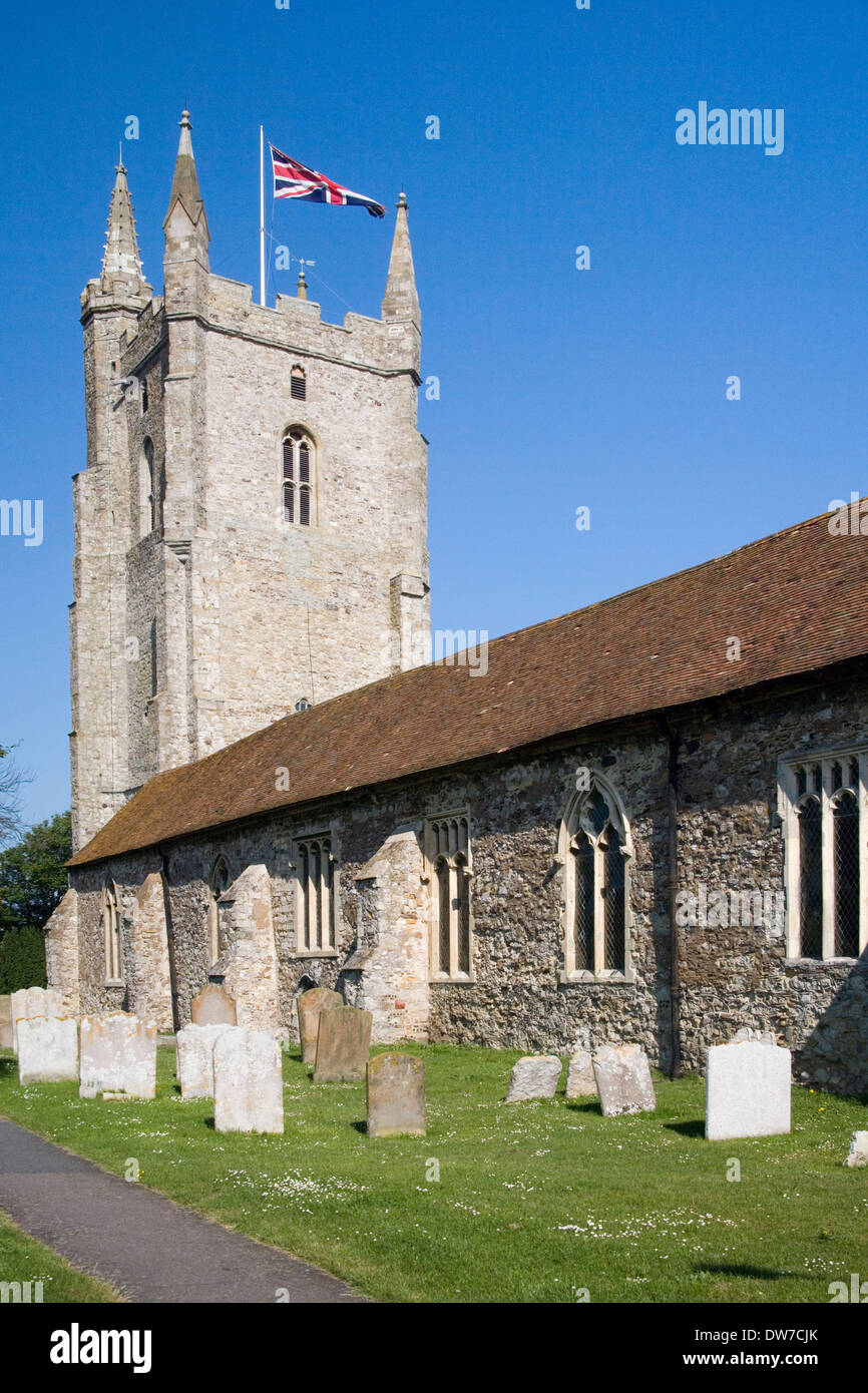 all saints church lydd kent stock photo royalty free all saints church lydd kent stock photo royalty free
