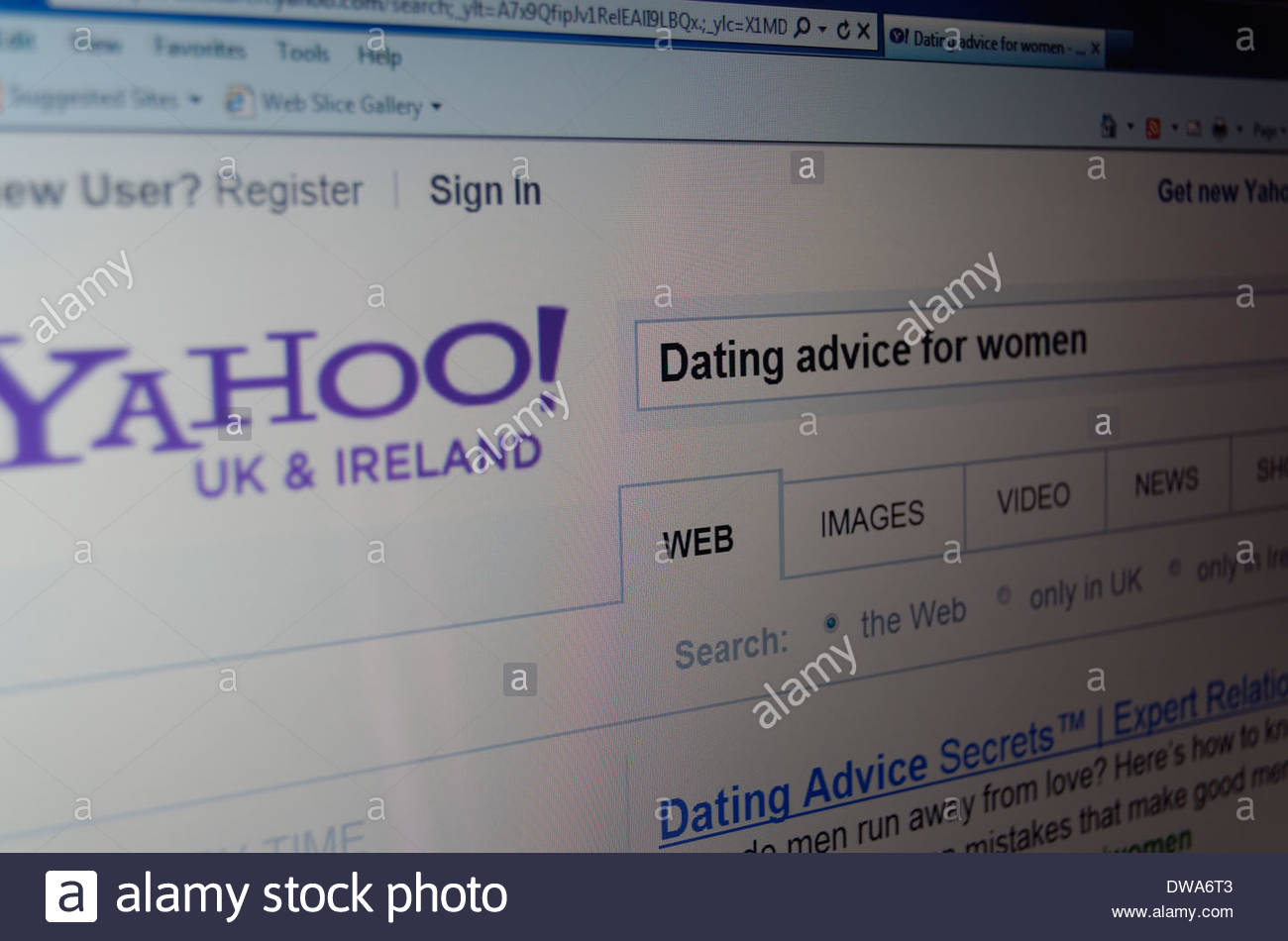 Dating search engine
