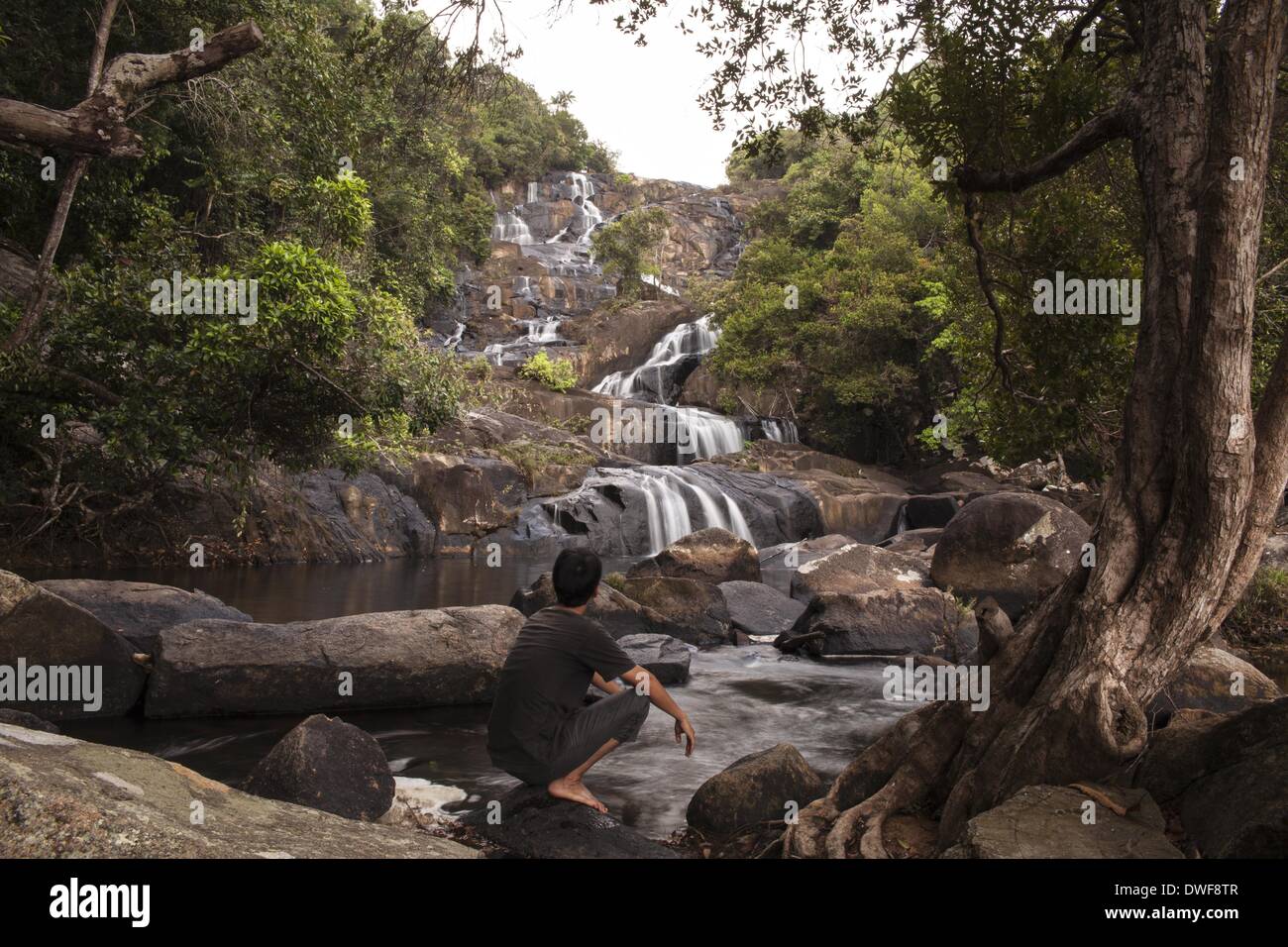 Temburun Waterfall Hi Res Stock Photography And Images Alamy