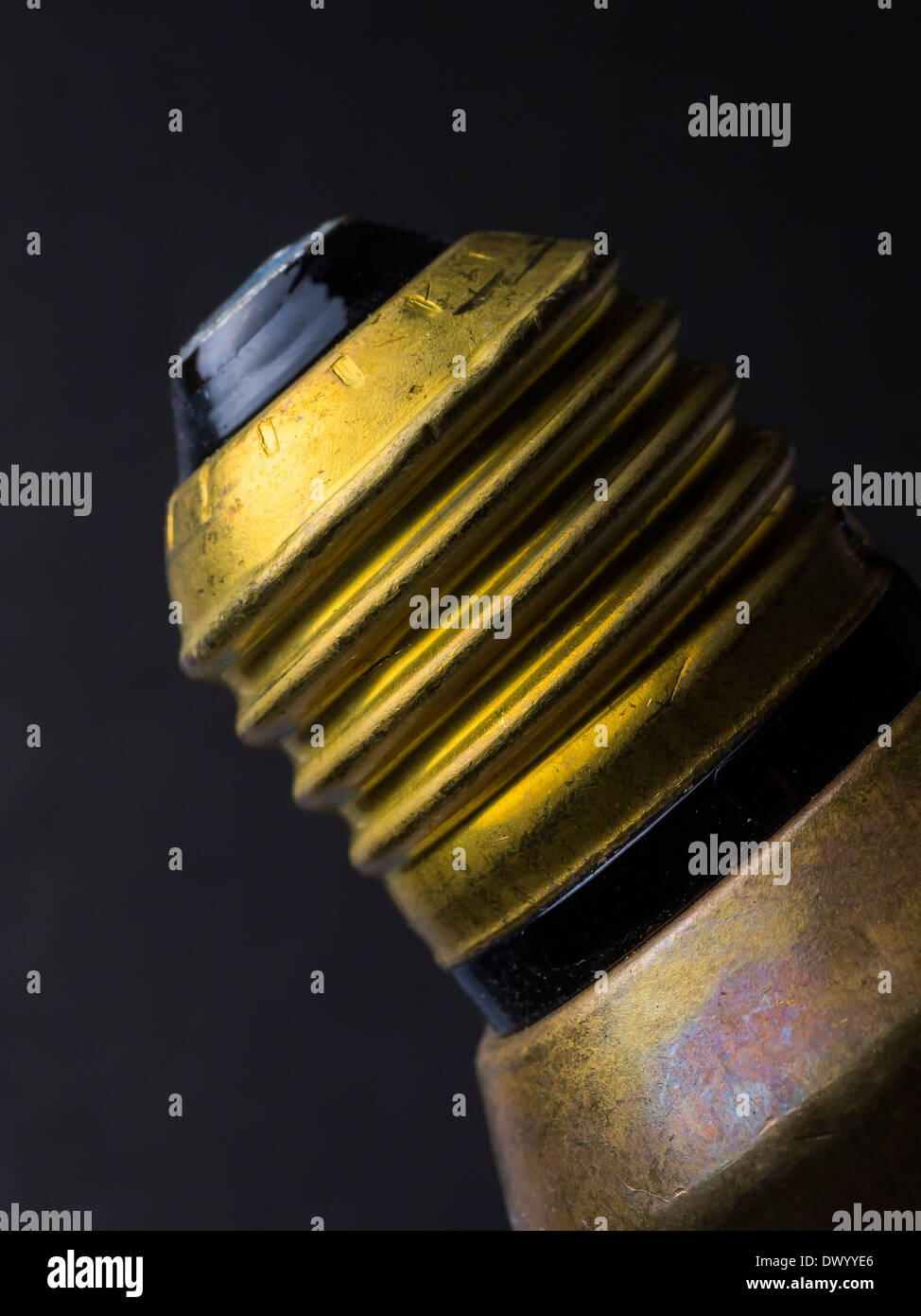 An E27 size Edison screw light bulb fitting Stockfoto, Lizenzfreies