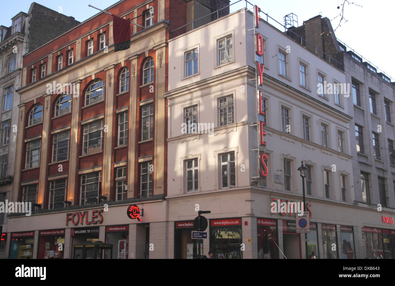 Foyles Charing Cross Road London Stock Photo, Royalty Free