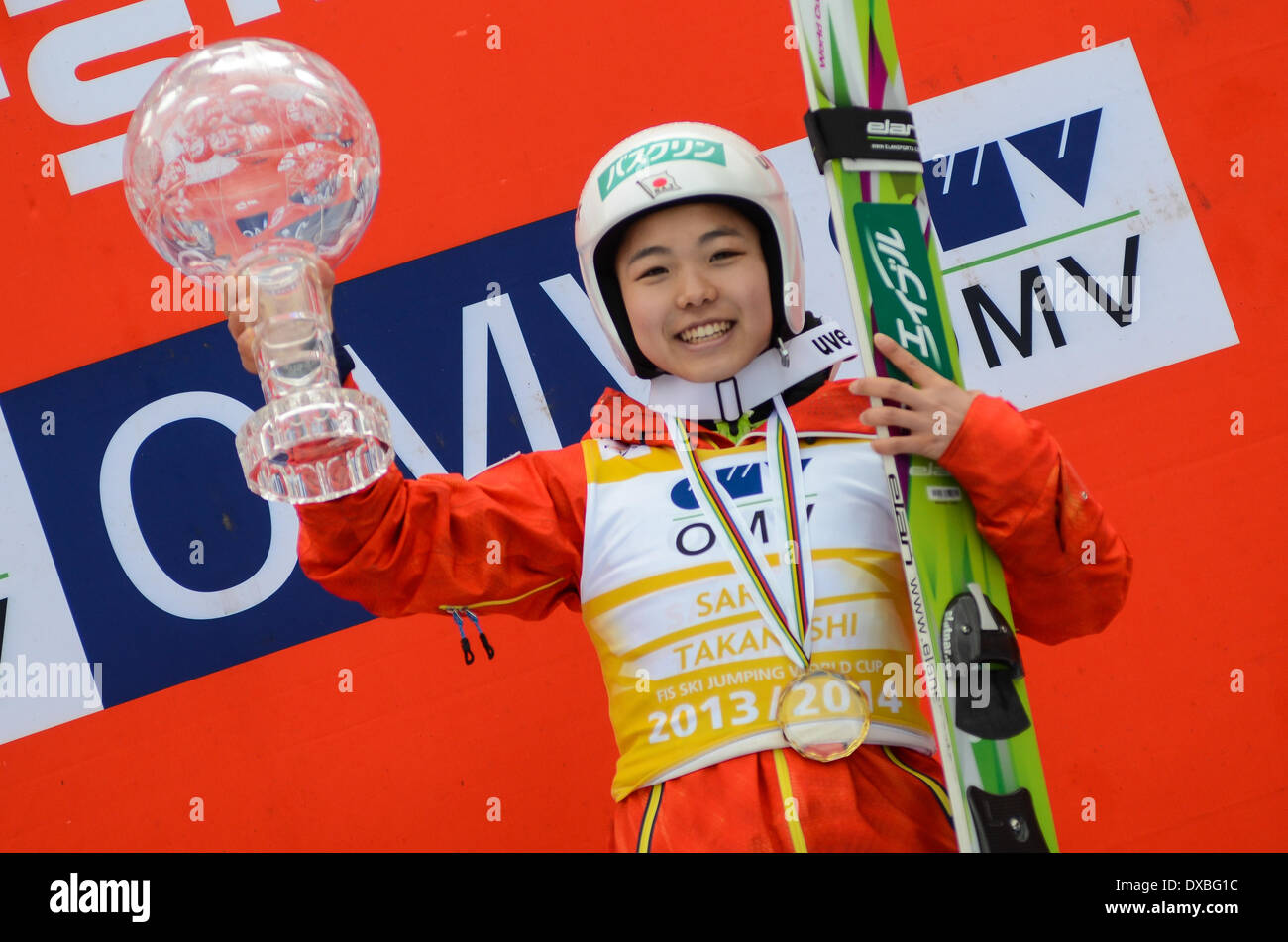 Planica Slovenia March Sara Takanashi Jpn With Big Crystal