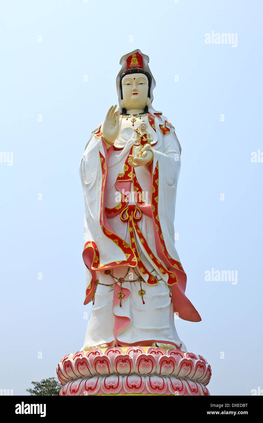 Statue of Guan Yin in Thailand Stock Photo, Royalty Free Image