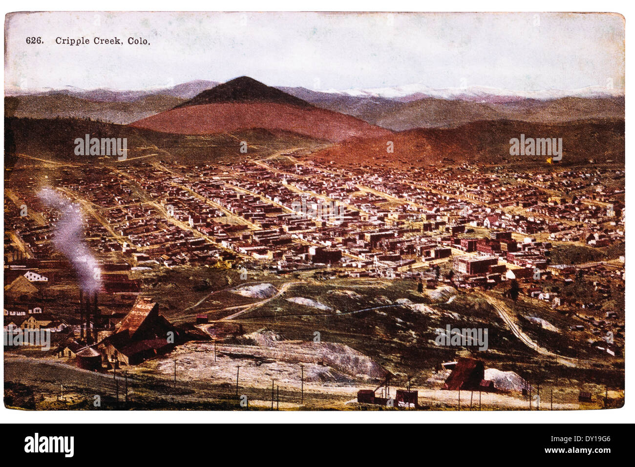 Cripple Creek, Colorado, USA, Where Gold was Discovered in 1891 and a