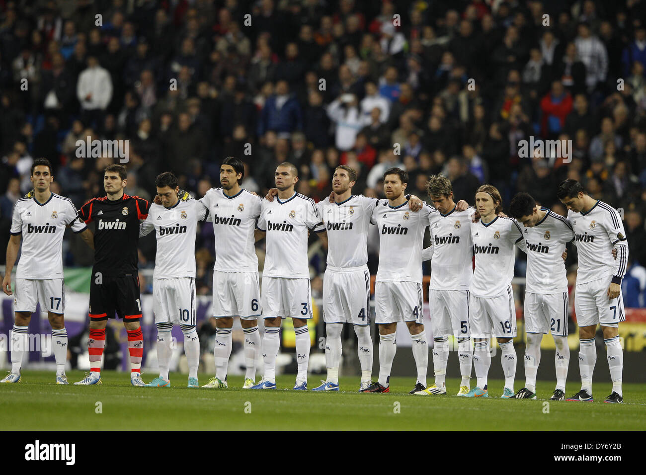 Real Madrid Vs RCD Espanyol At The Santiago Bernabeu StadiumFeaturing