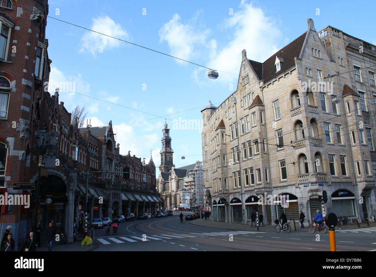 Raadhuisstraat Amsterdam between Nieuwezijds Voorburgwal and Stock