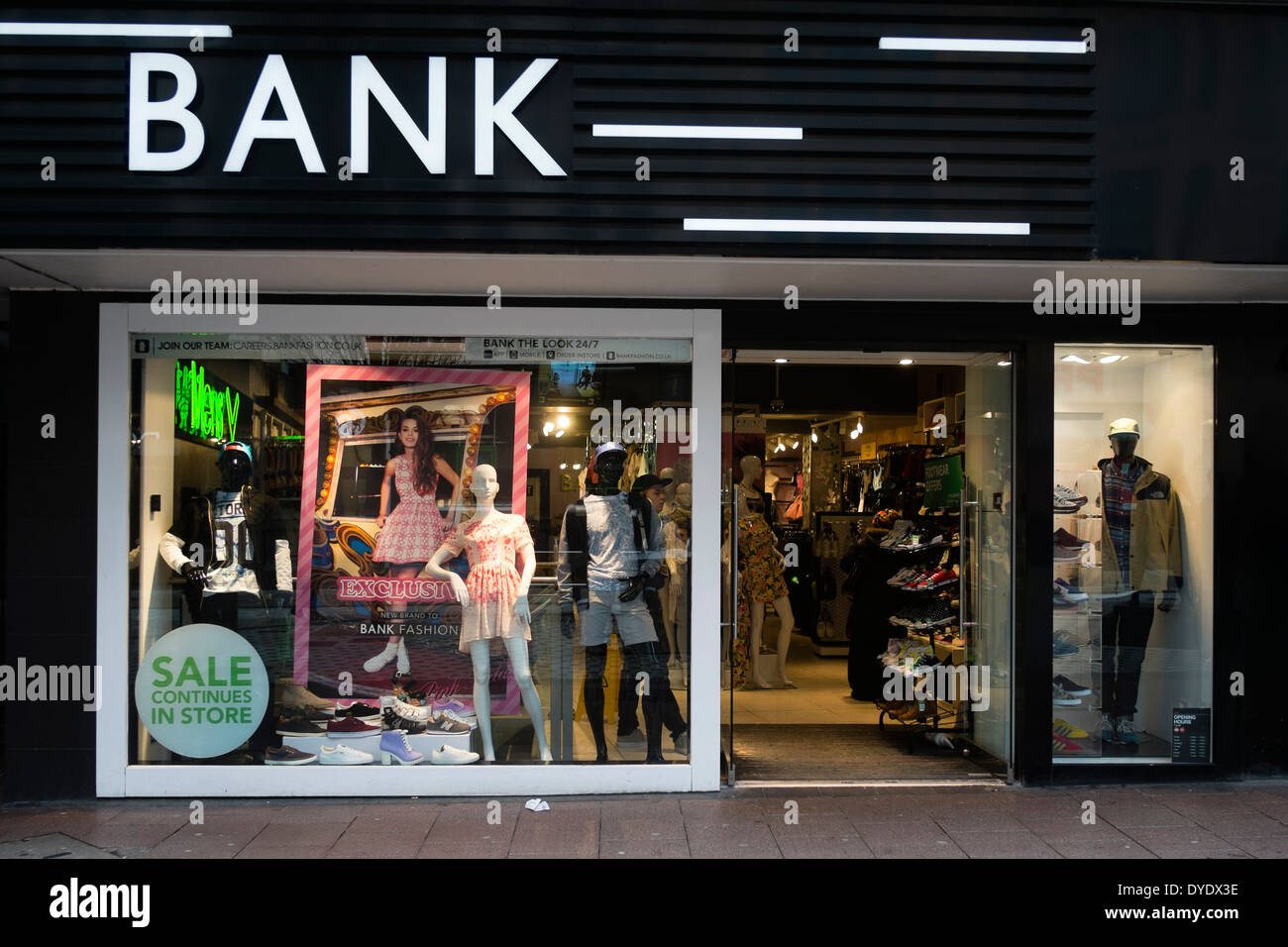 BANK Clothing Store Cardiff City Centre March 28 2014 Stock Photo Royalty Free Image 68532674 ... BANK Clothing Store Cardiff City Centre March 28 2014 Stock Photo Royalty Free Image 68532674 ...