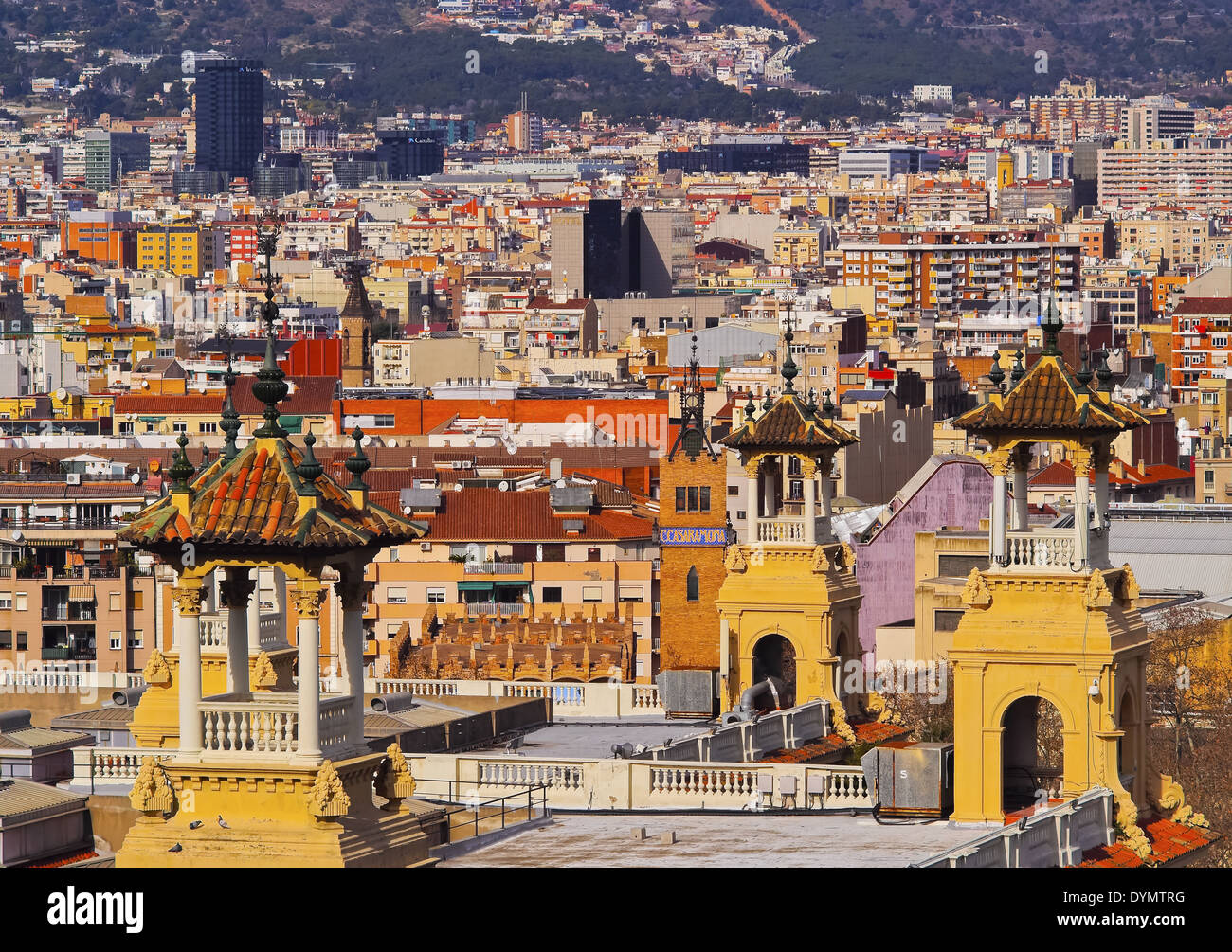 Barcelona Cityscape Skyline Hi Res Stock Photography And Images Alamy