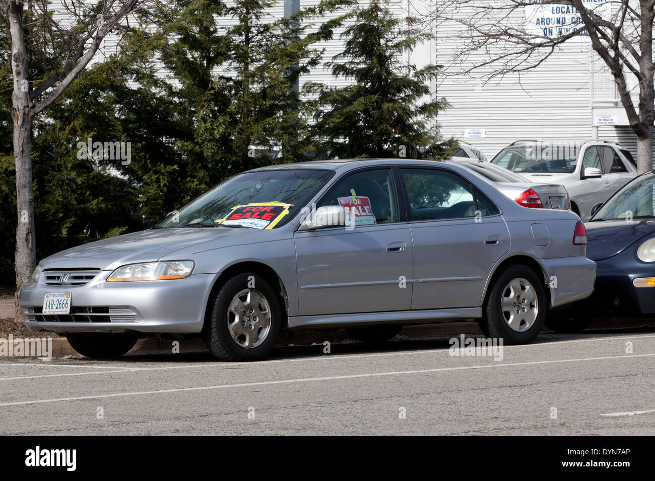 for sale signs car window