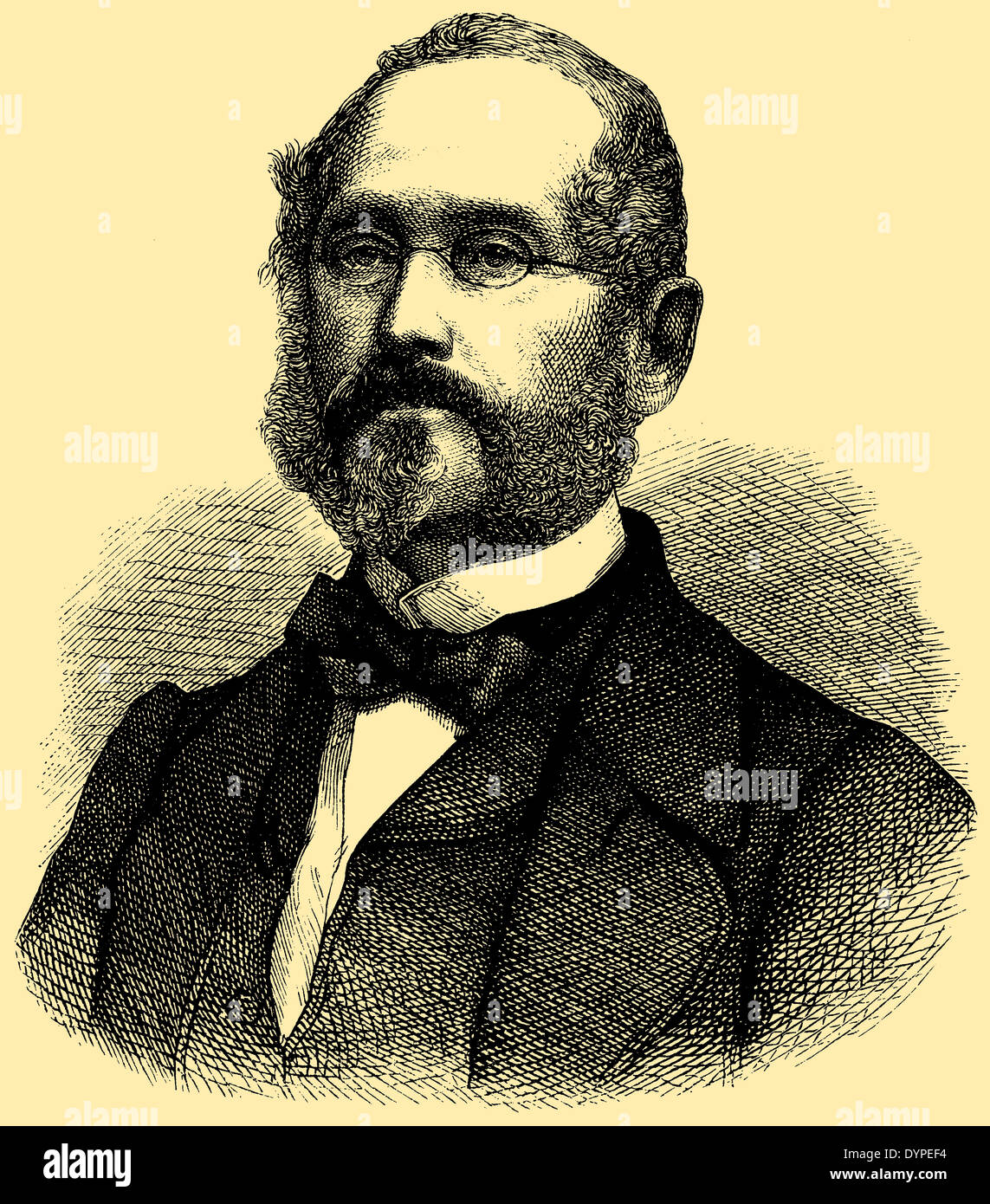 Franz Unger (born November 30, 1800, died February 13, 1870) Stock - franz-unger-born-november-30-1800-died-february-13-1870-DYPEF4