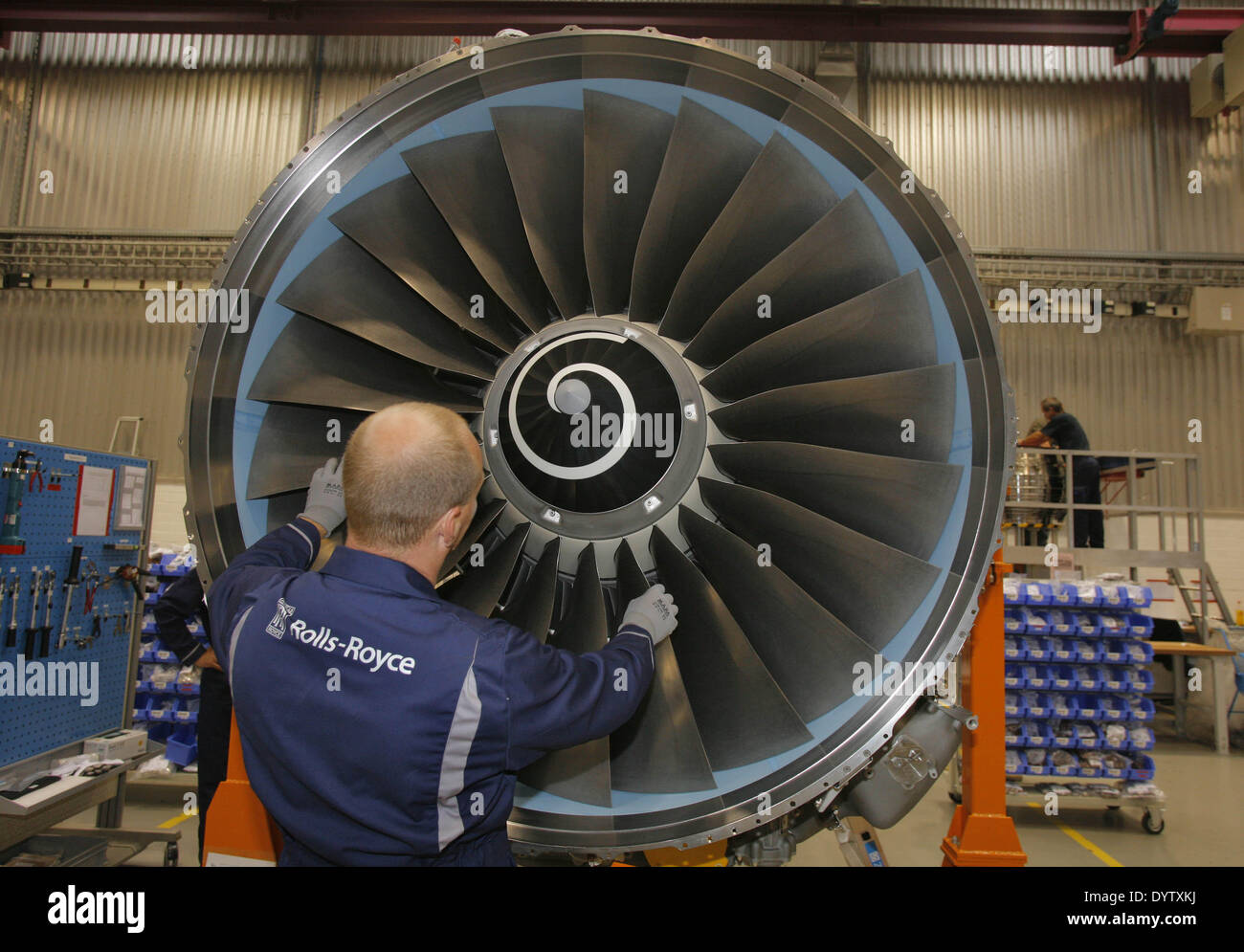 Aircraft Engine Production Rolls Royce Hi Res Stock Photography And