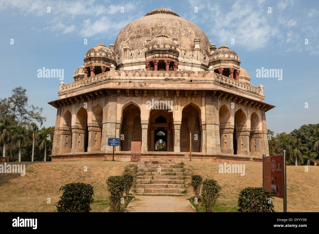 New Delhi, India. Lodi Gardens. Tomb of Muhammad Shah Sayyid, also Stock Photo, Royalty Free