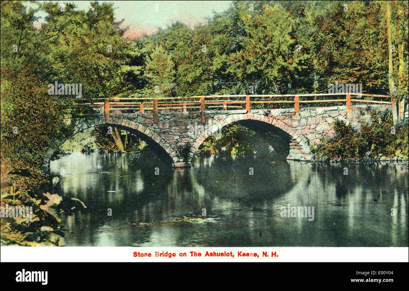 Arch Bridge, Keene NH Stock Photo, Royalty Free Image 68862644 Alamy