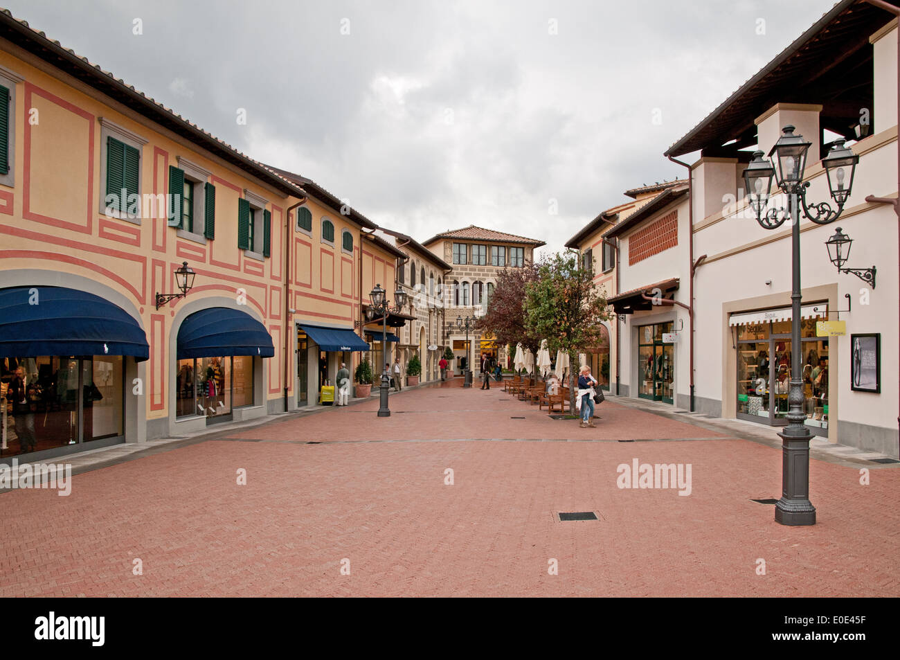 People shopping in McArthurGlen Barberino Designer Outlet arcade Stock Photo, Royalty Free Image ...