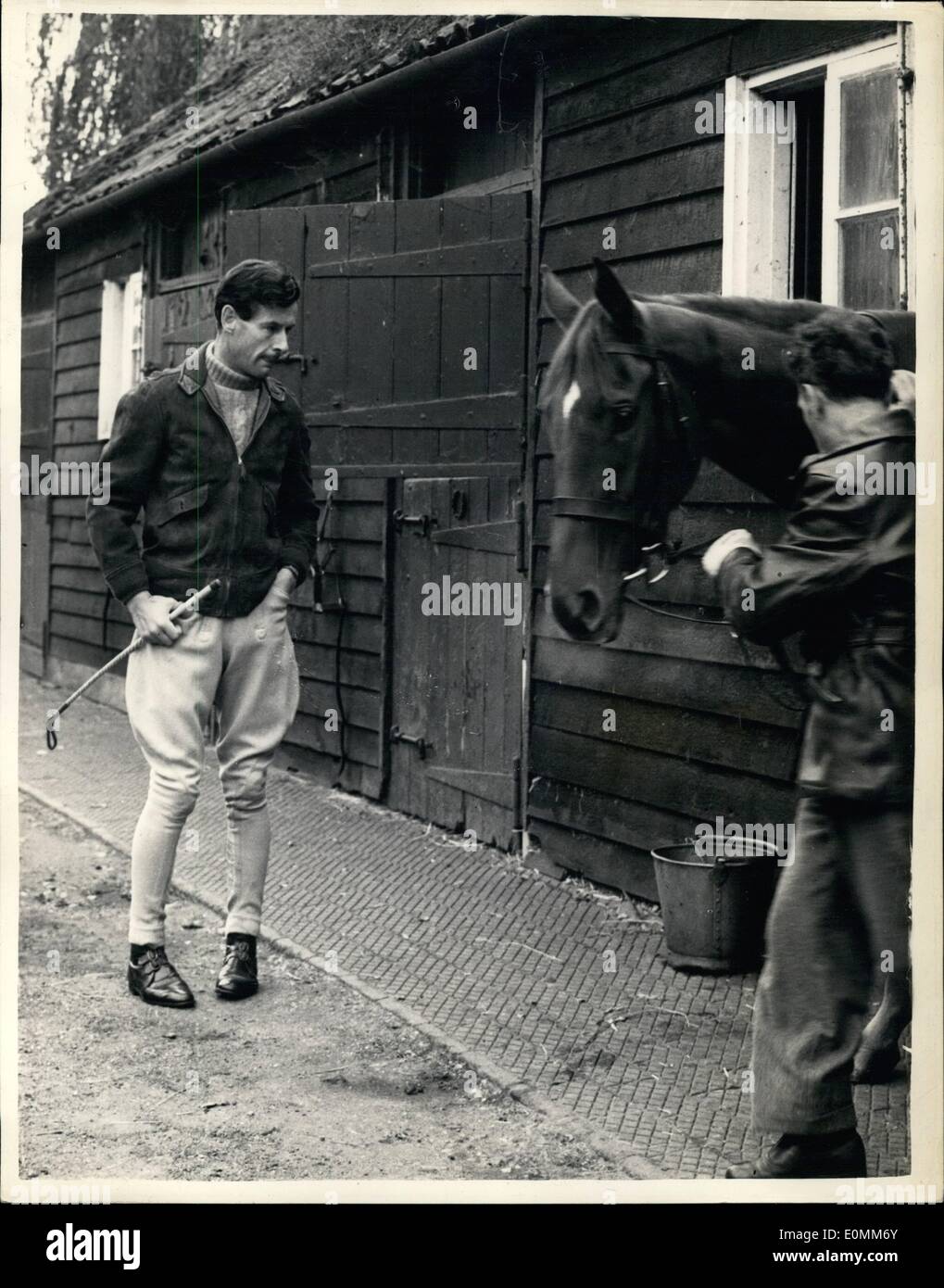 Oct. 10, 1955 Captain Townsend Goes Riding Once Again Group Stock