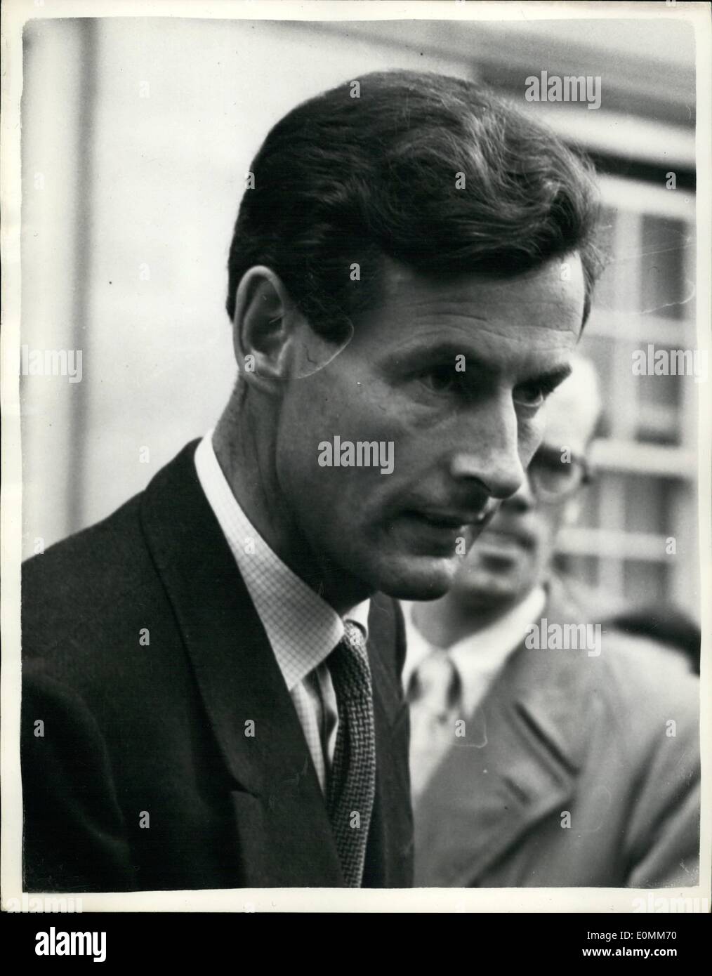 Oct. 10, 1955 Group captain peter Townsend visits princess Stock