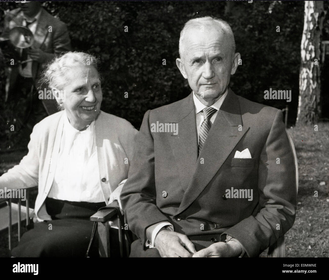 ExAdmiral Karl Donitz with his wife Stock Photo 69300714 Alamy