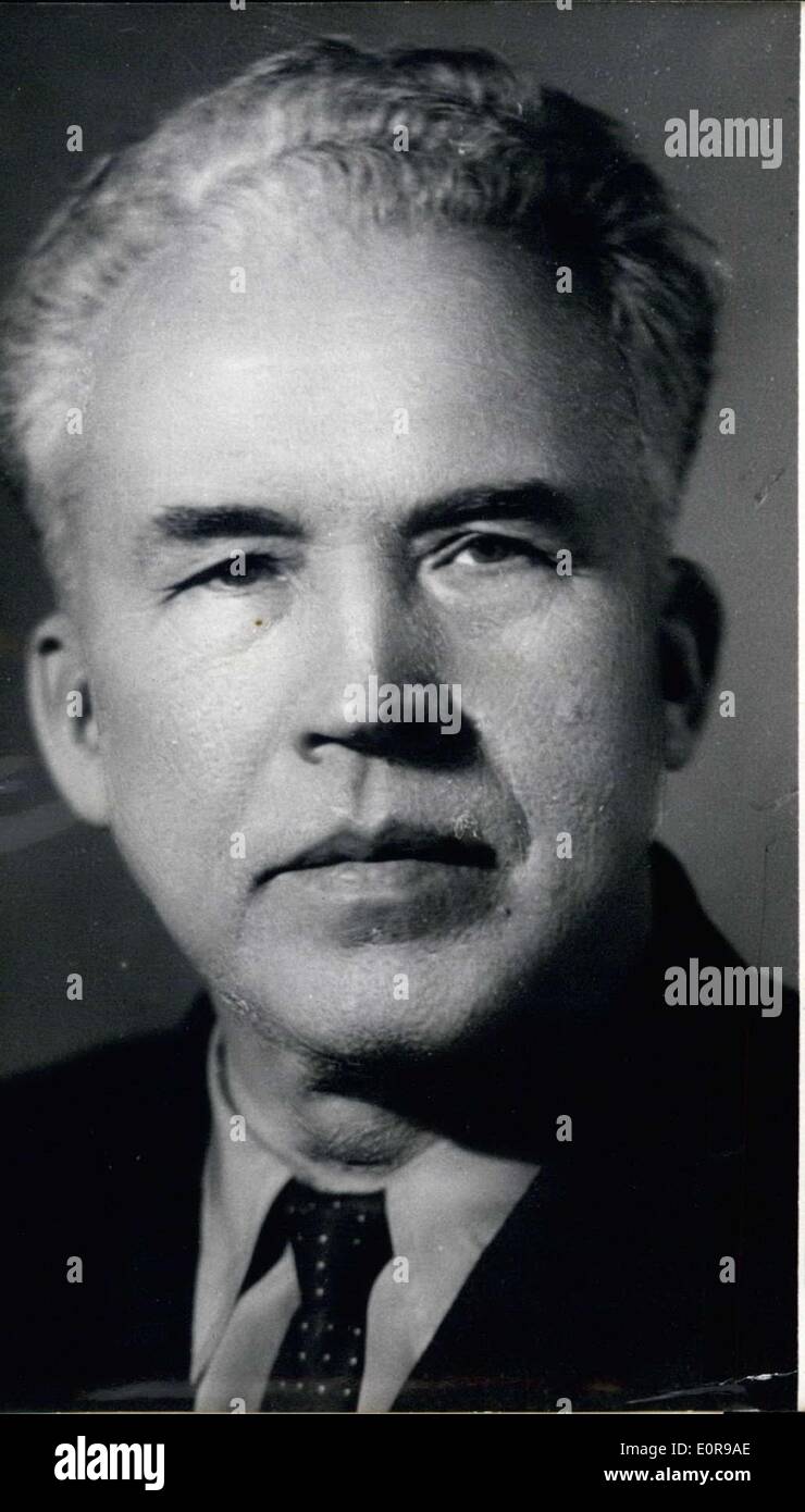 27, 1958 - Pictured is former Soviet Setary of State I.G. Kabanov.