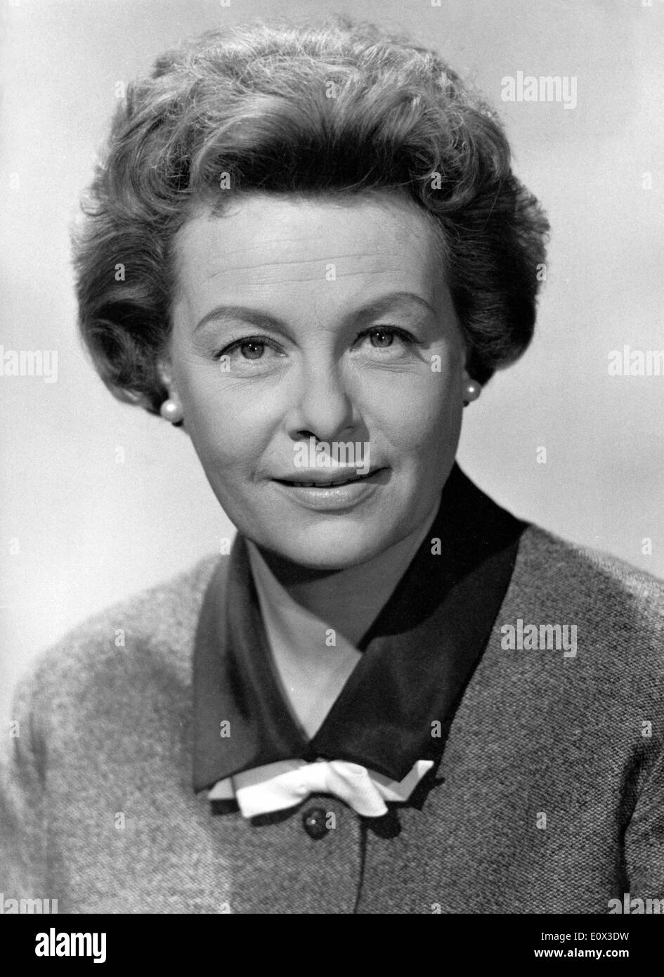 Portrait of singer Ilse Werner in her later years - Stock Image - portrait-of-singer-ilse-werner-in-her-later-years-E0X3DW
