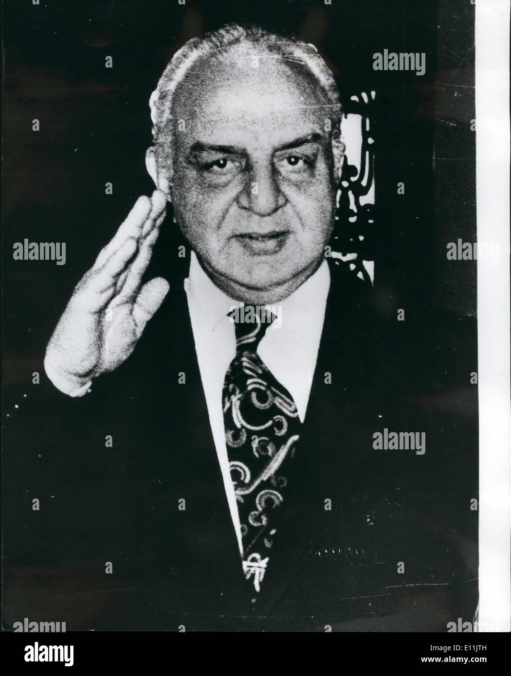 08, 1978 - Prime Minister <b>Mamdouh Salem</b> of Egypt Resigns; Premier Mamdouh - aug-08-1978-prime-minister-mamdouh-salem-of-egypt-resigns-premier-E11JTH