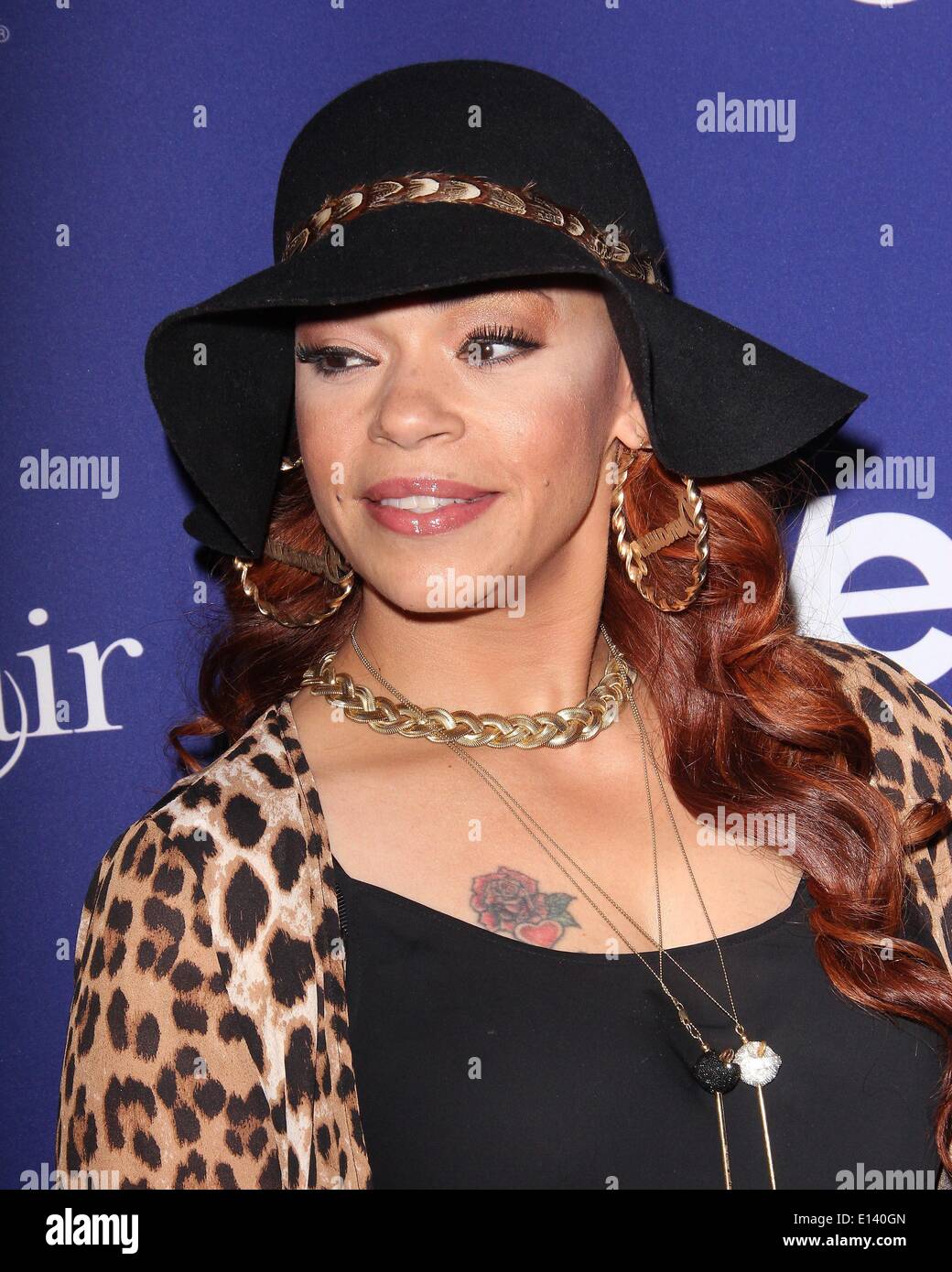 Los Angeles California USA 21st May 2014 Faith Evans Attends