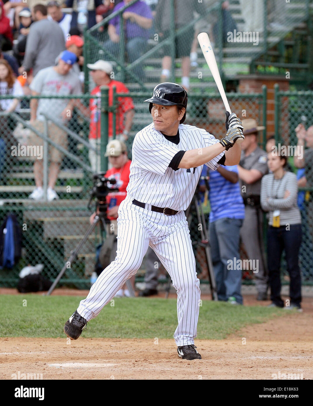 Cooperstown, New York, USA. 24th May, 2014. Hideki Matsui (Yankees