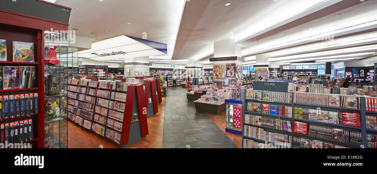 Kinokuniya Bookstore, Orchard Road, Singapore, Singapore. Architect