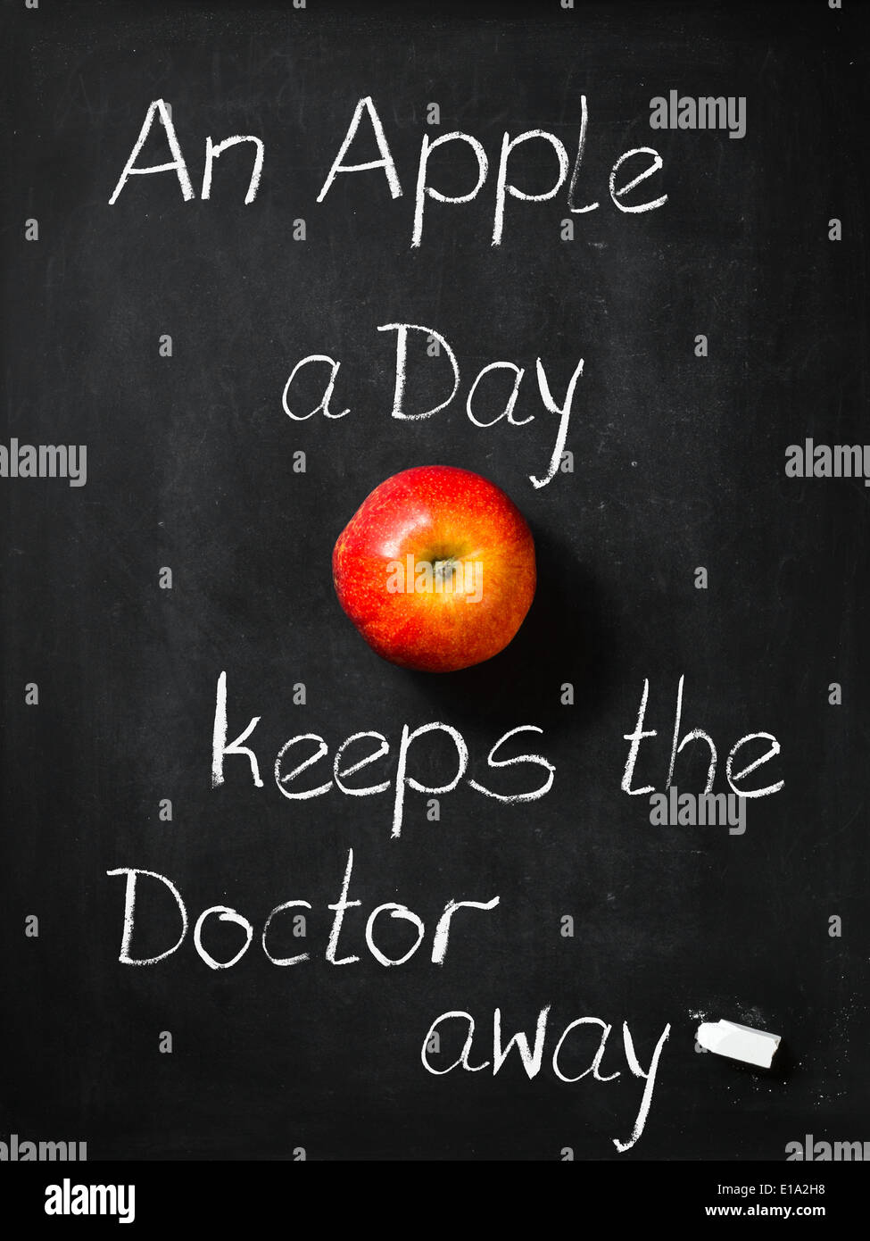 An Apple A Day Keeps The Doctor Away Concept Hi Res Stock Photography