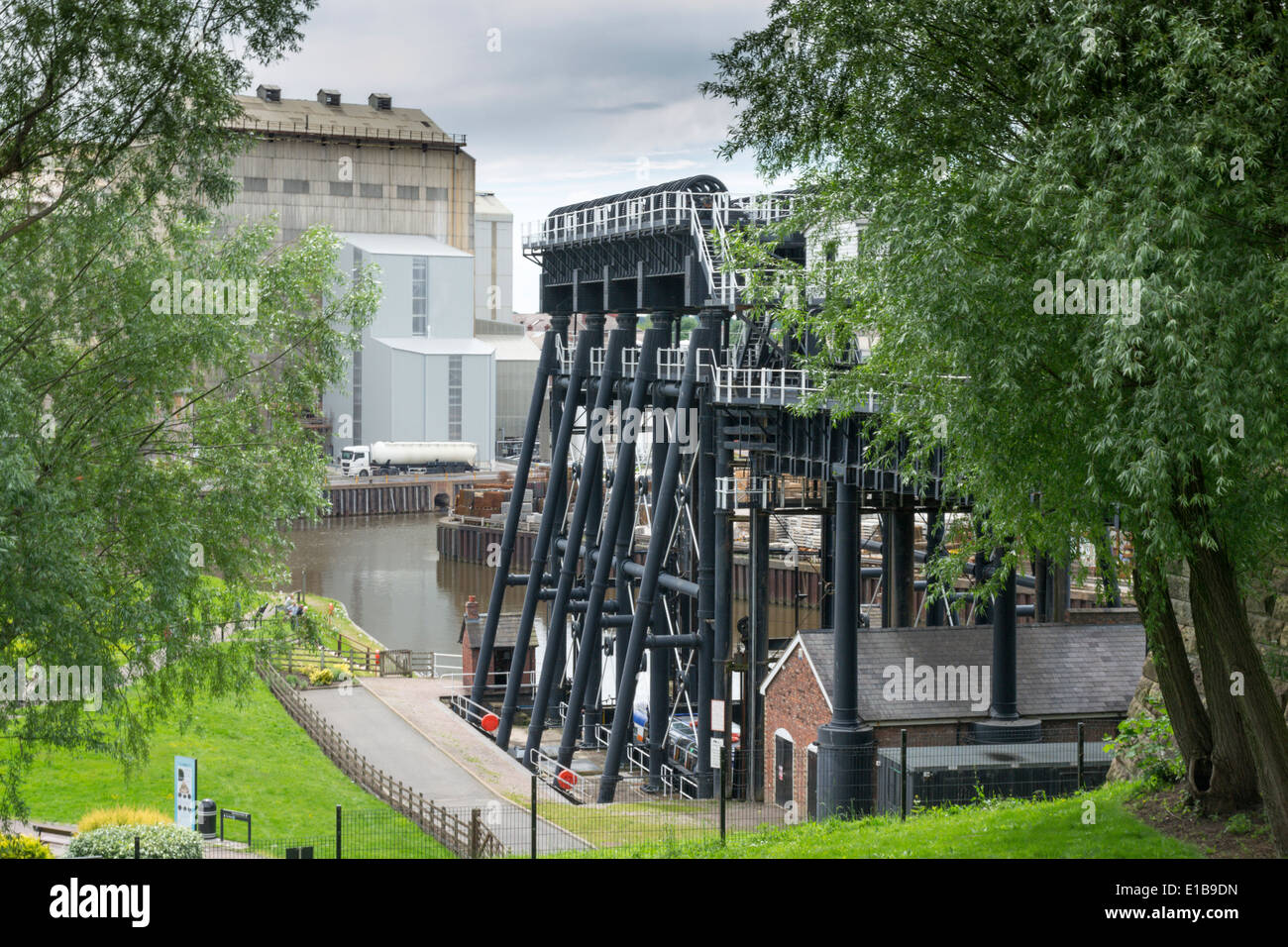 Anderton boat lift , Anderton, Cheshire, near Northwich. South of Stock