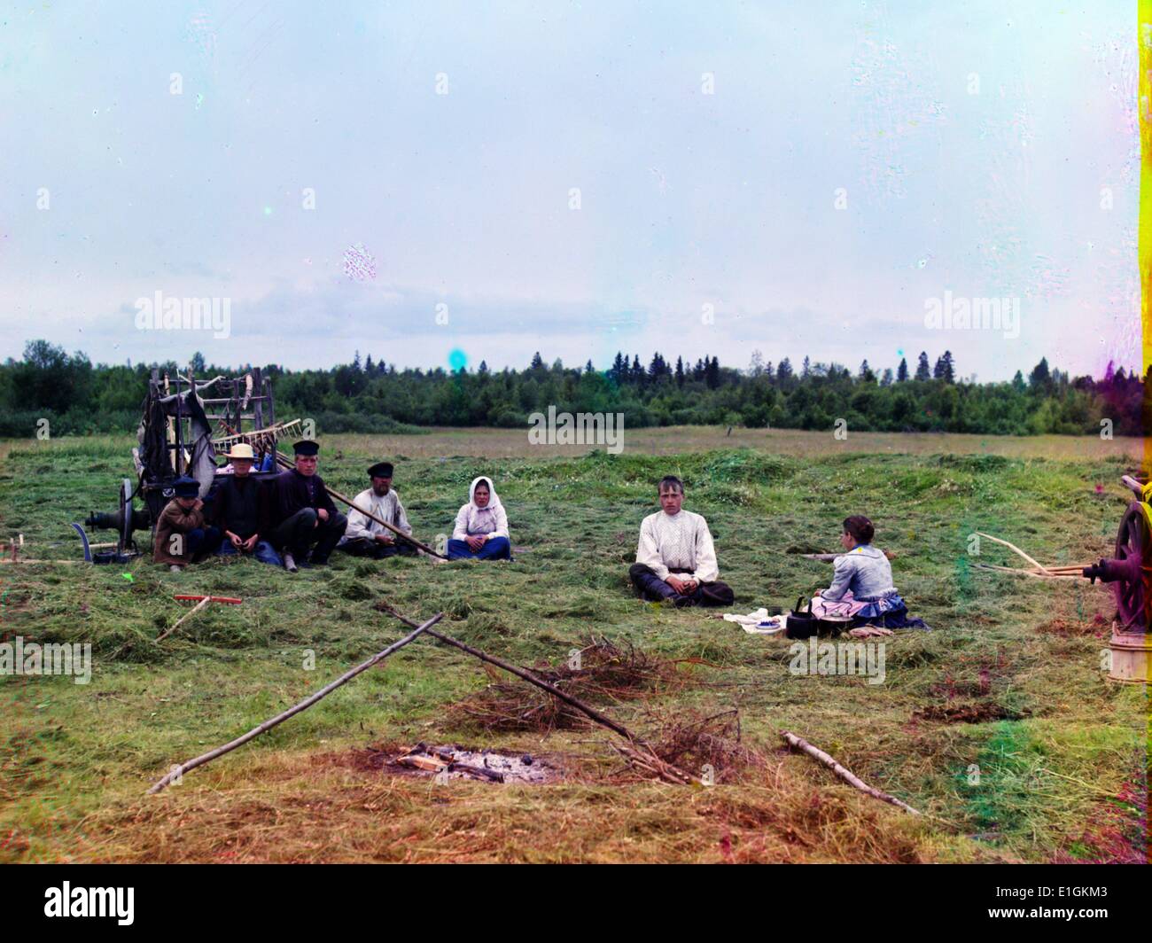 peasant farmers in russia, by Sergei Mikhailovich ProkudinGorskii