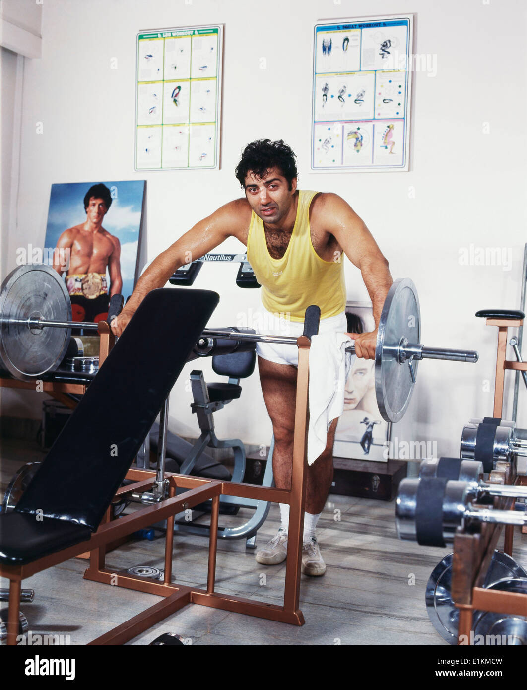 Portrait of Sunny Deol Indian bollywood film actor