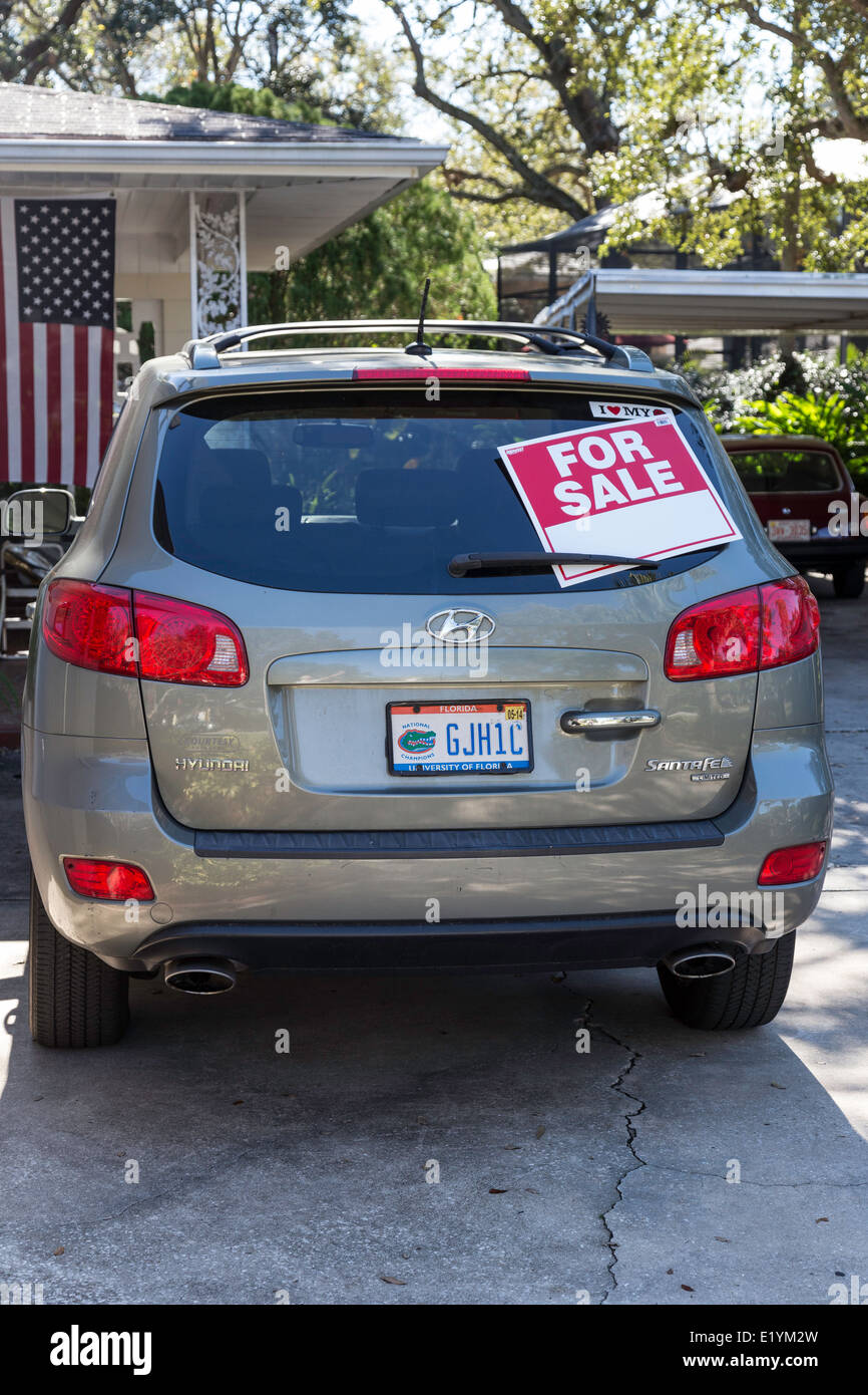 Used Car For Sale by Owner, USA Stock Photo, Royalty Free ...