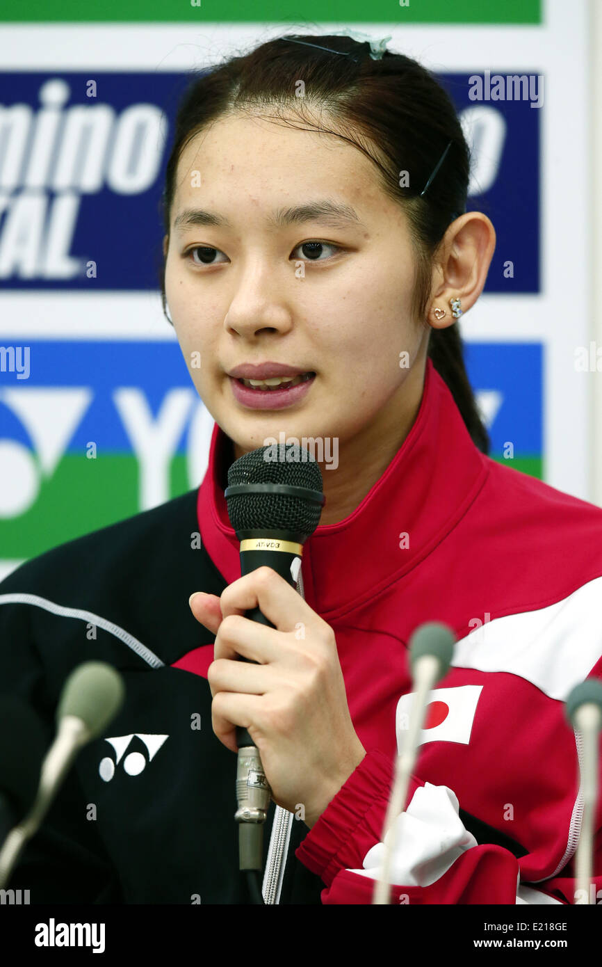 Sayaka Takahashi (JPN), June 12, 2014 - Badminton : Yonex Open Japan 2014 Women&#39;s Singles at Tokyo Metropolitan - tokyo-metropolitan-gymnasium-tokyo-japan-12th-june-2014-sayaka-takahashi-E218GE